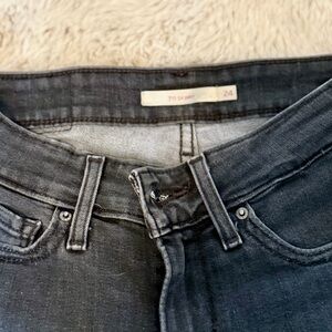 Levi's Dark Gray Skinny Jeans